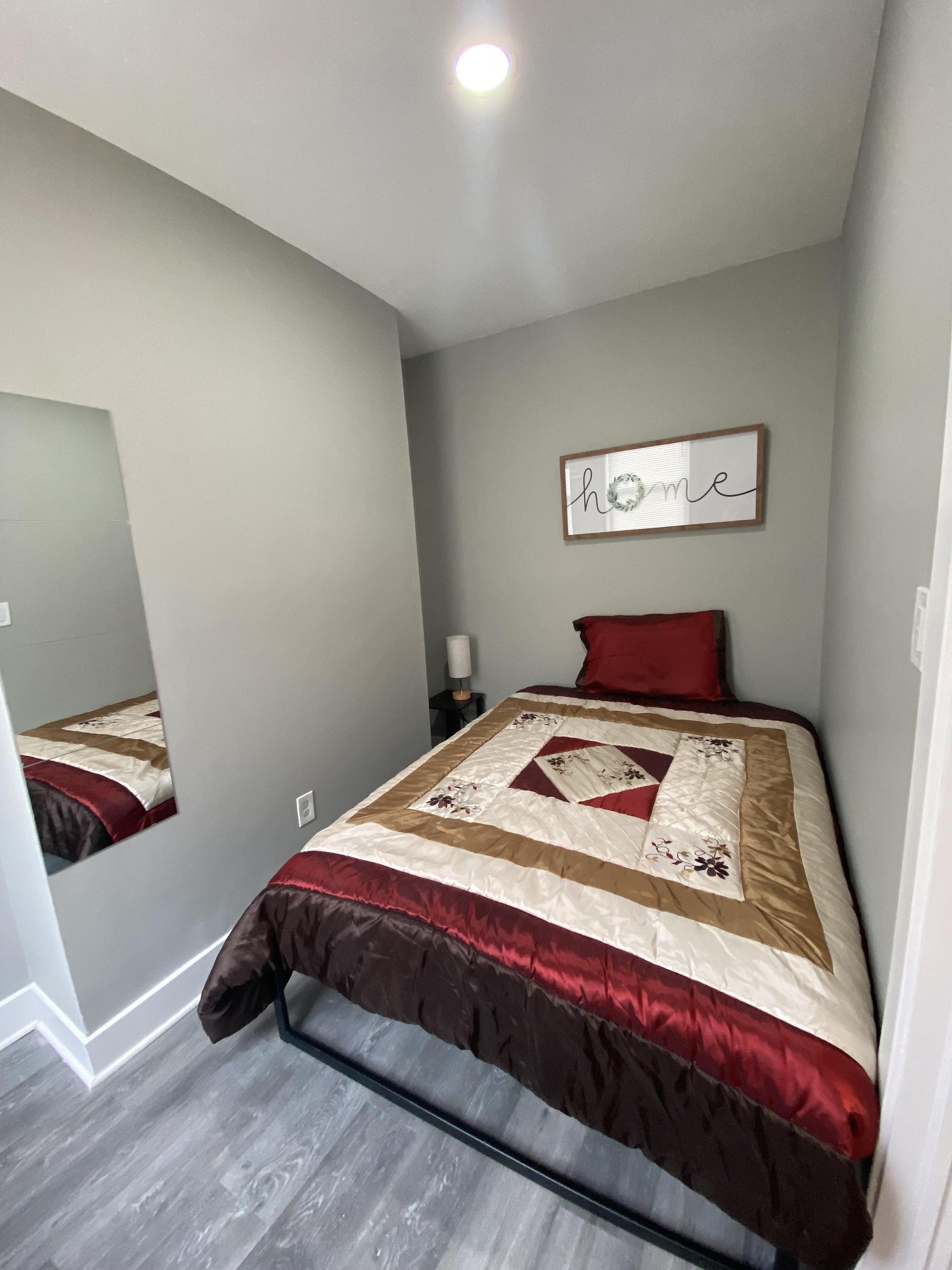 1st Floor Bedroom with Zinus Memory Foam Mattress