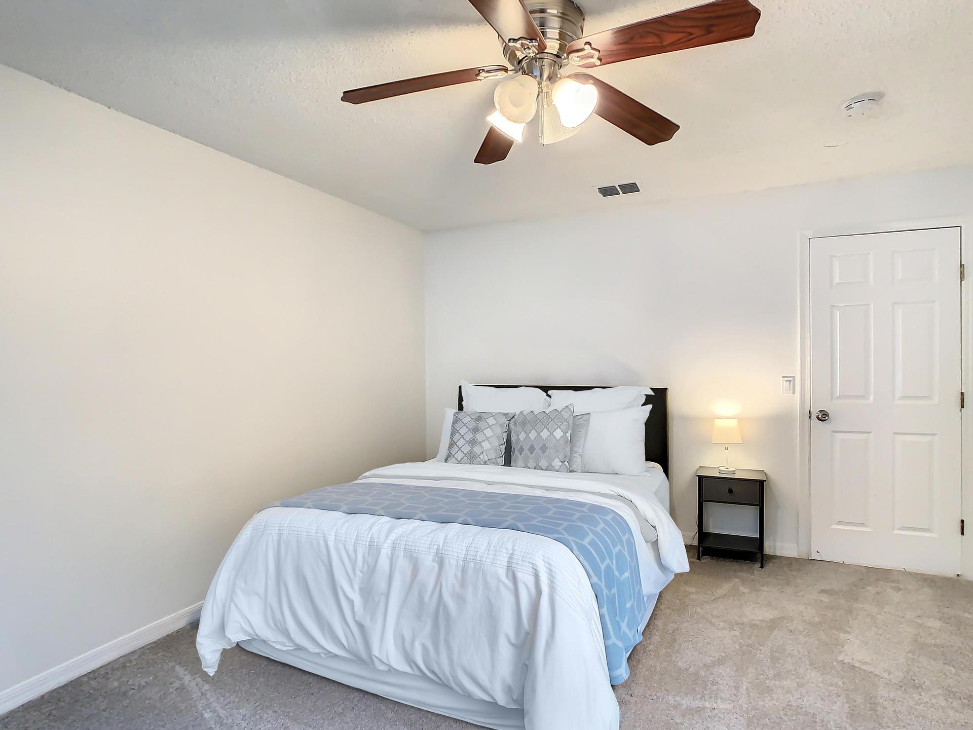 Large Room, with large window for plenty of sunlight, large closet, queen sized bed, and private mini-fridge!