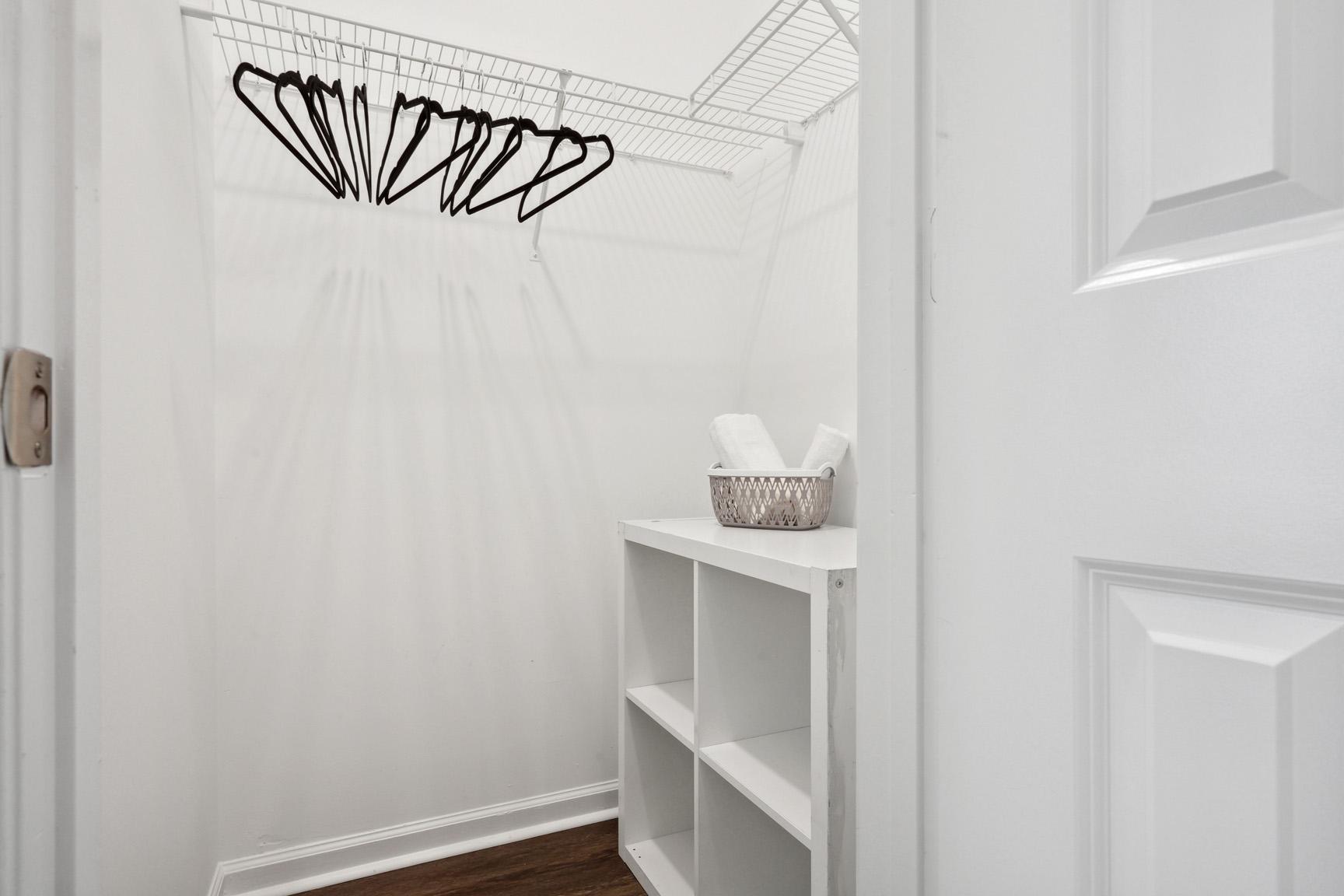 Walk-in Closet with Ample Storage