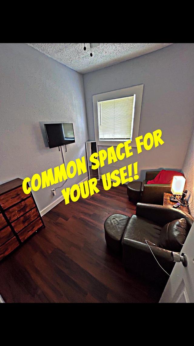 Common spaces including the kitchen