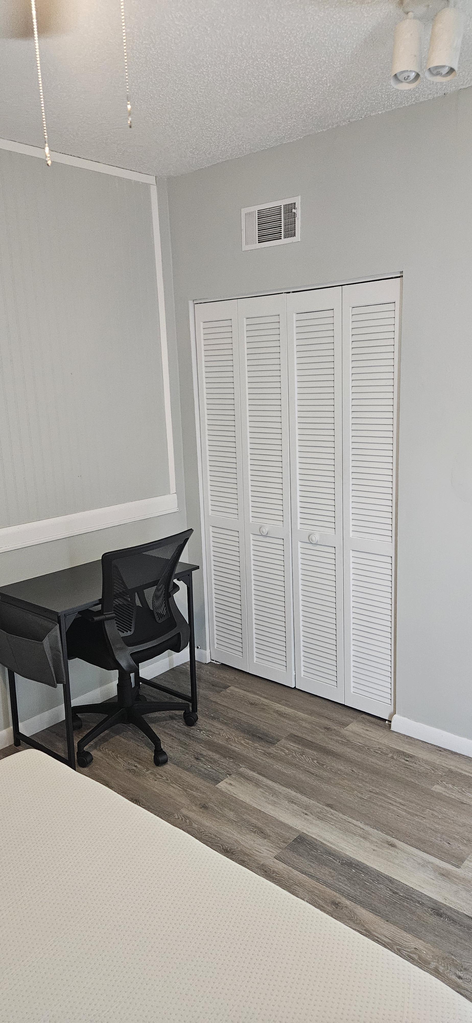 Great closet and work space!