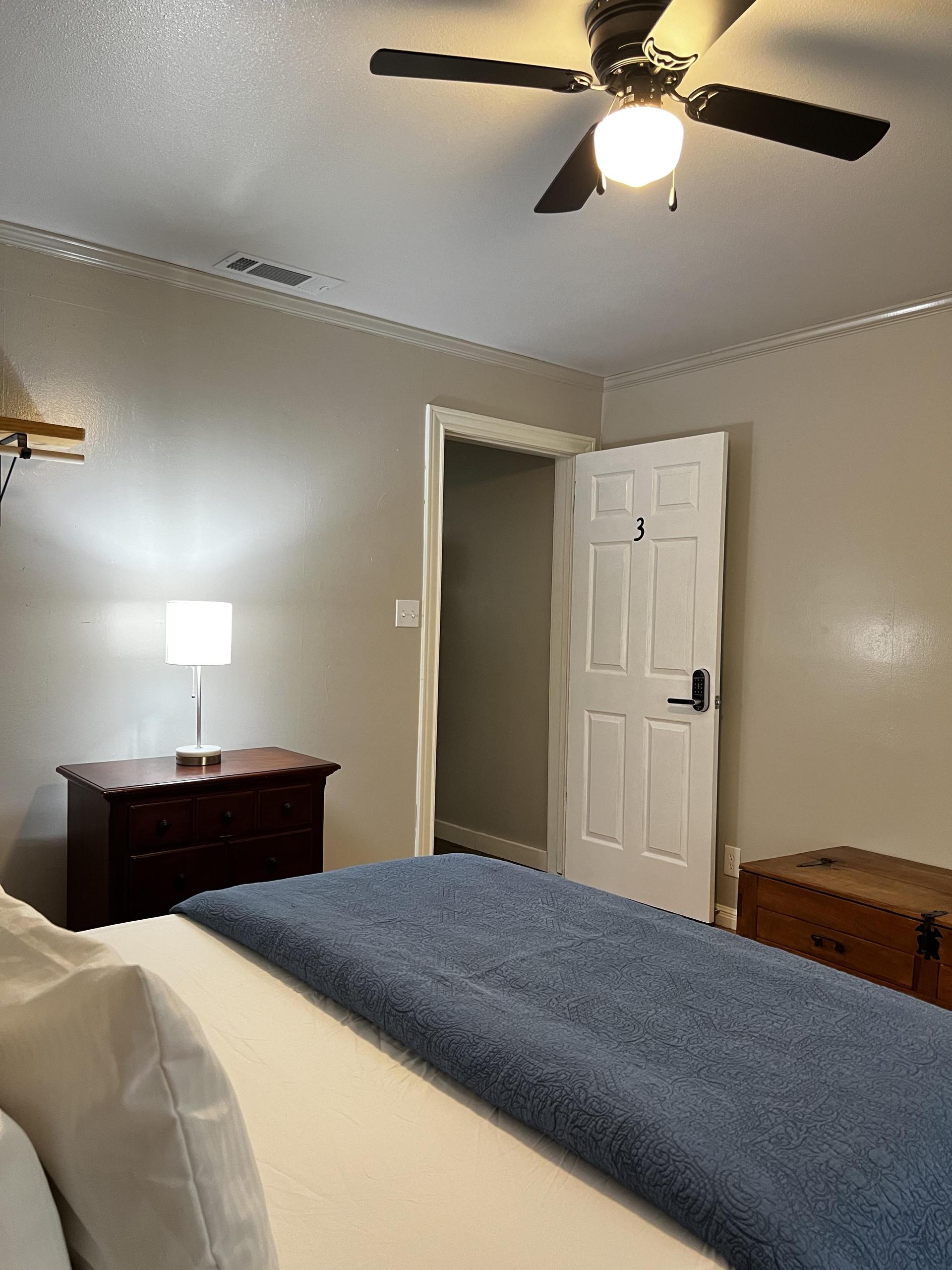 2 access doors for convenience to amenities.