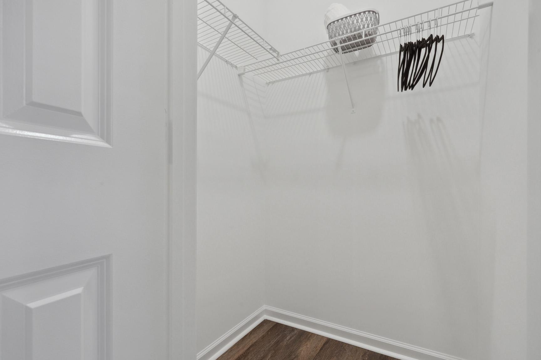 Walk-in Closet with Ample Storage