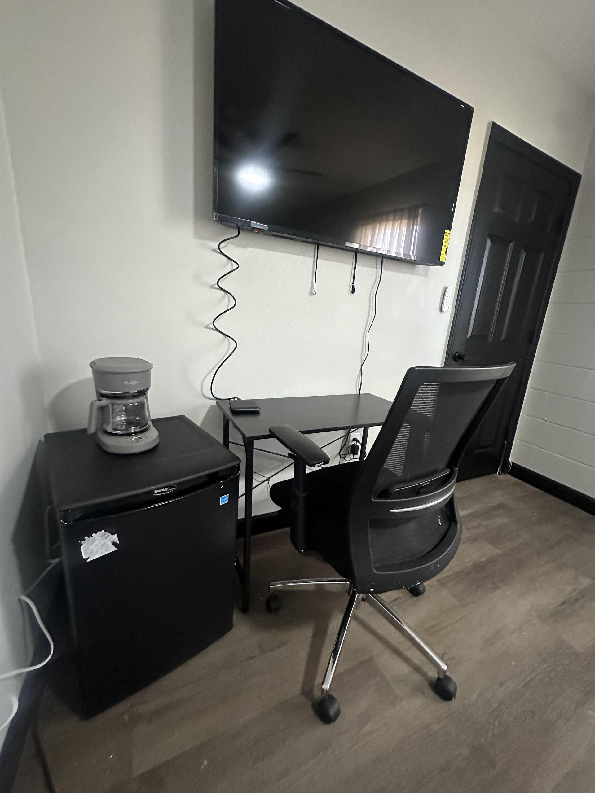 Desk and chair