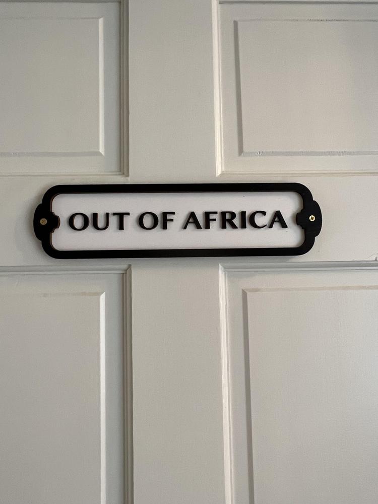 Out of Africa