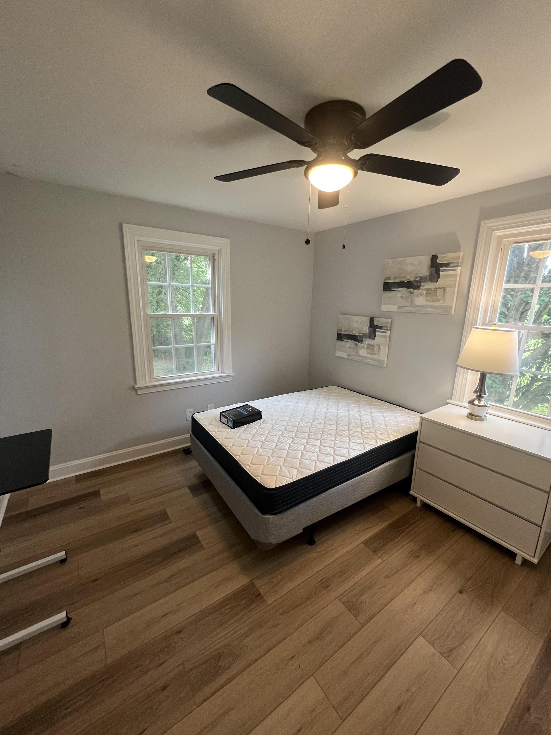 Downstairs bedroom with nature views!