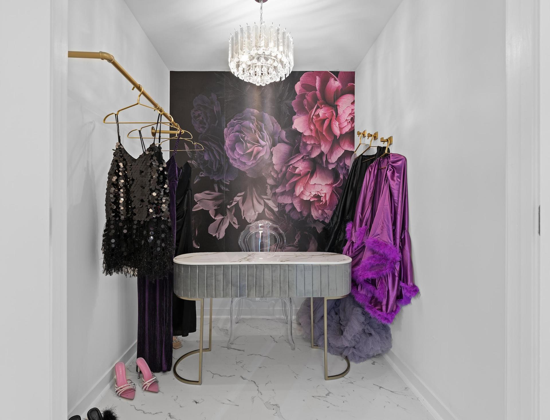 Glam Closet (Clothing and desk not included)