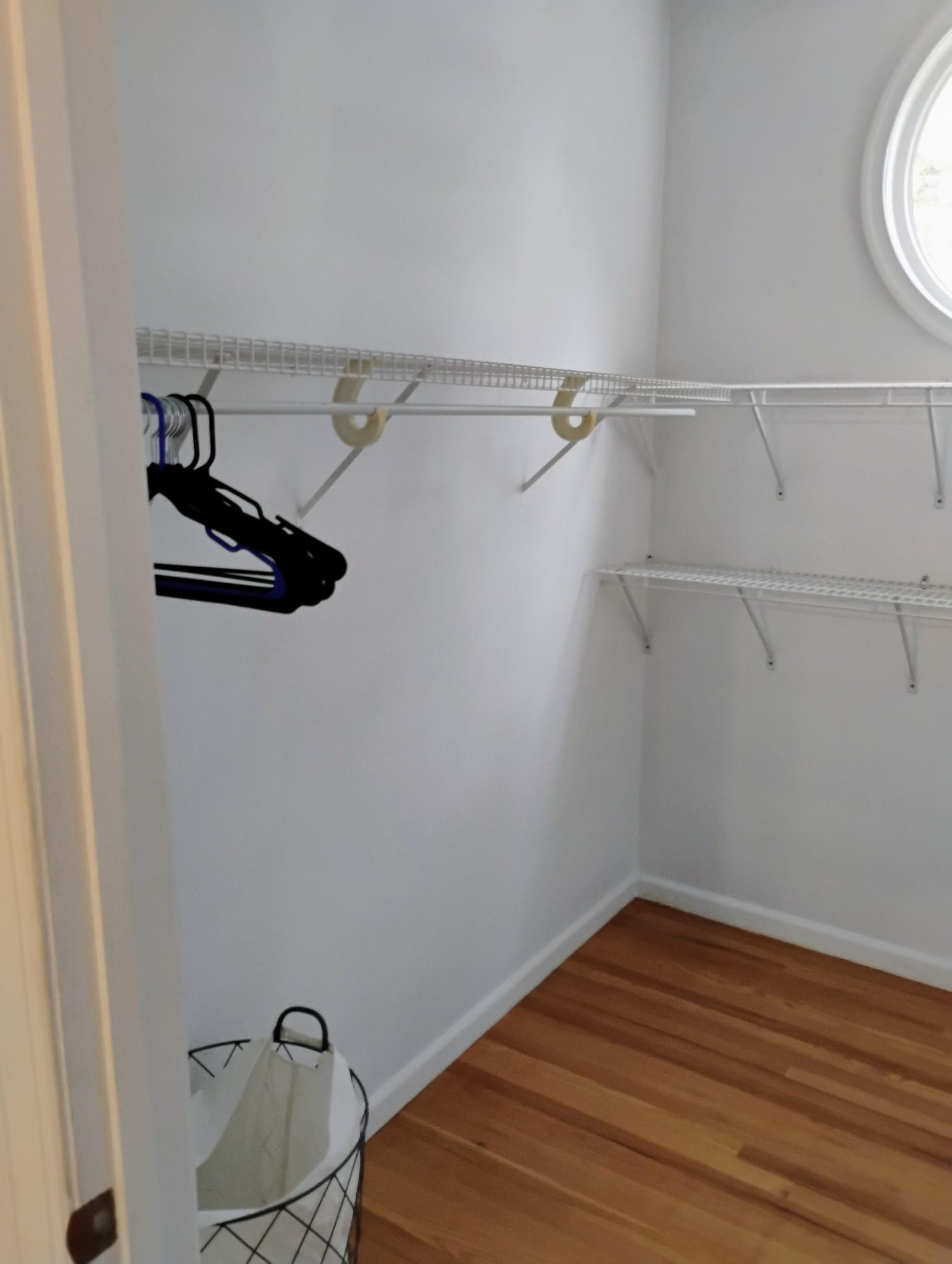 Large walk in closet