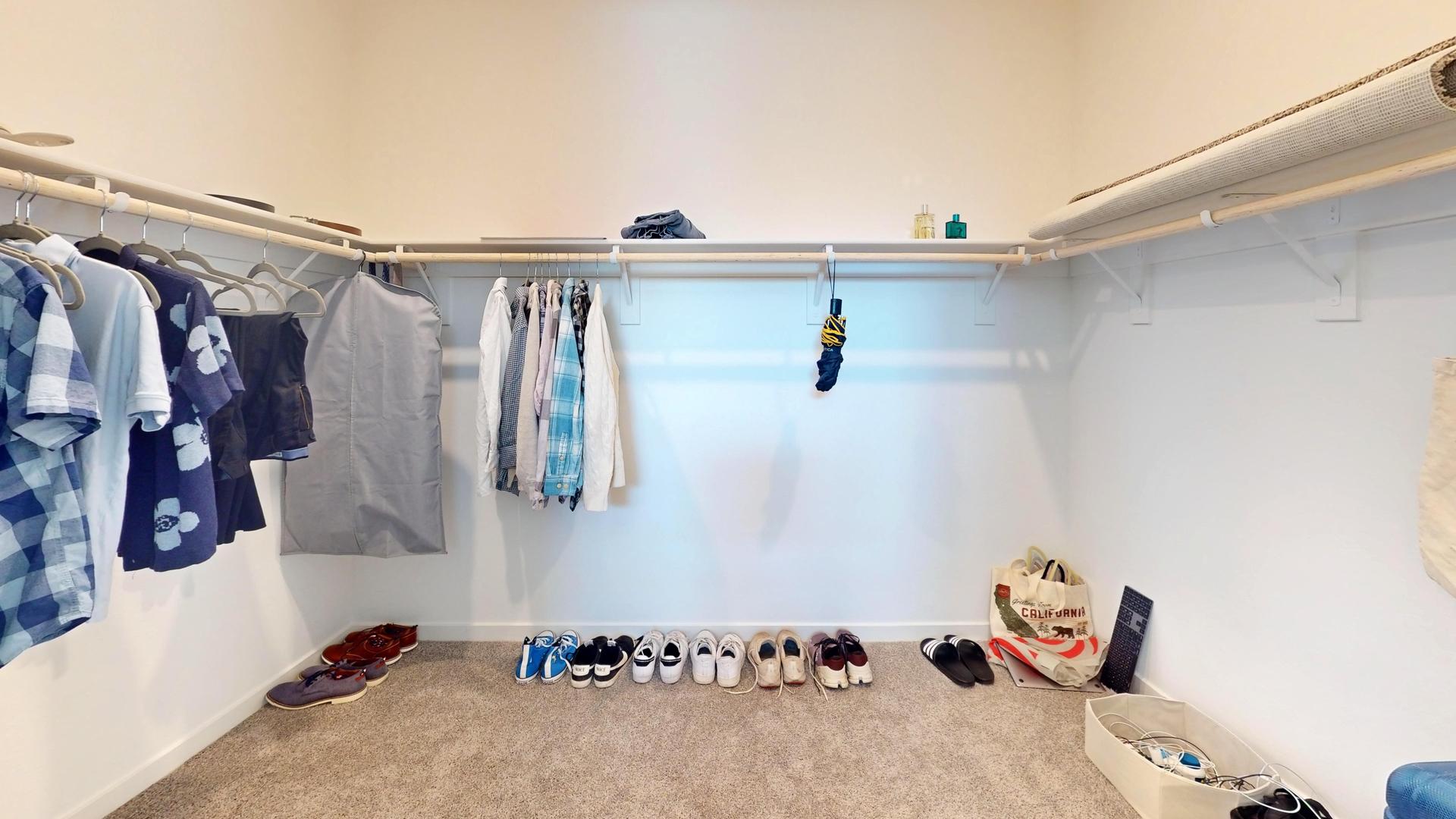 Huge Walk-in Closet