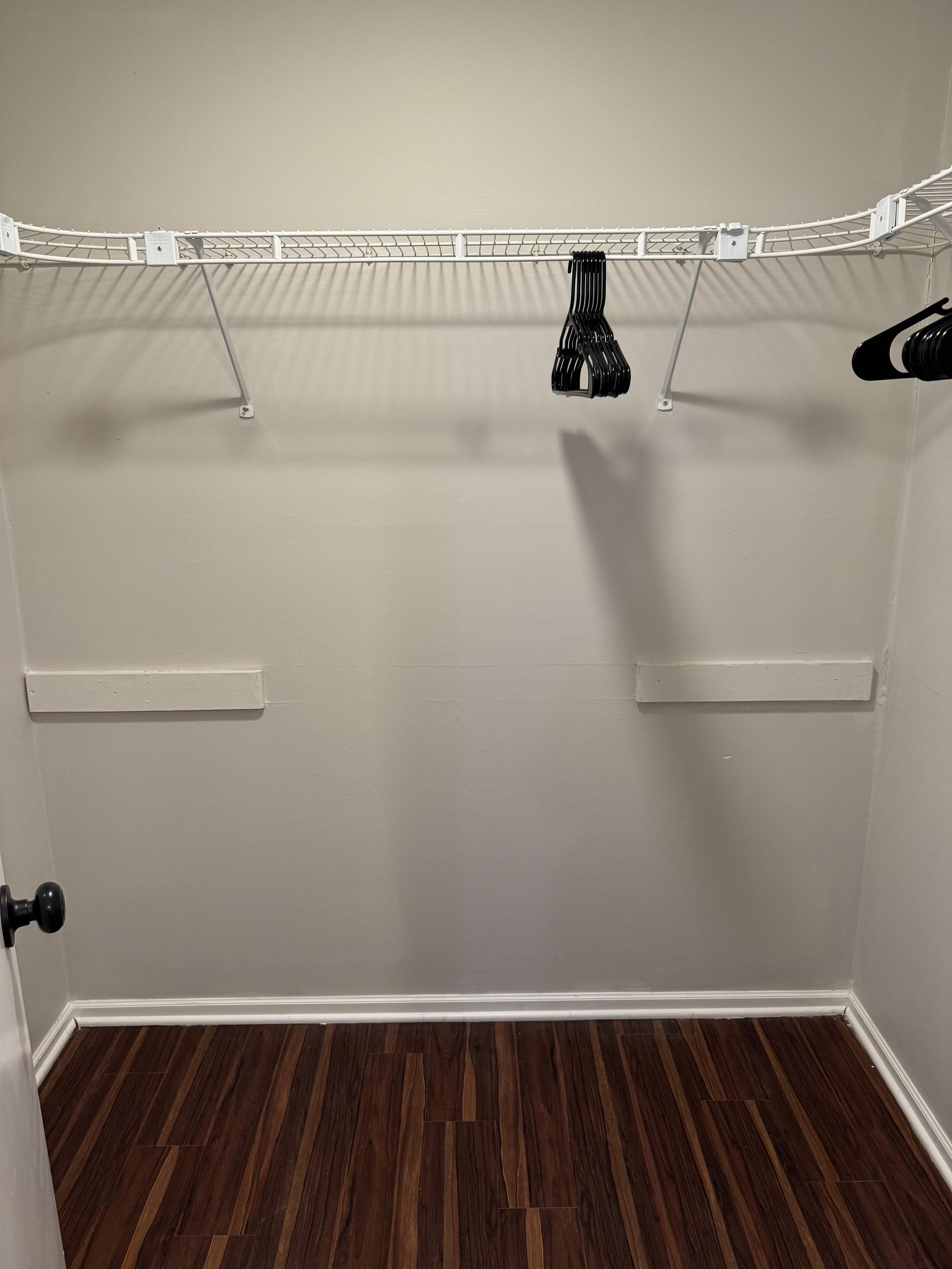 Walk in closet for extra storage