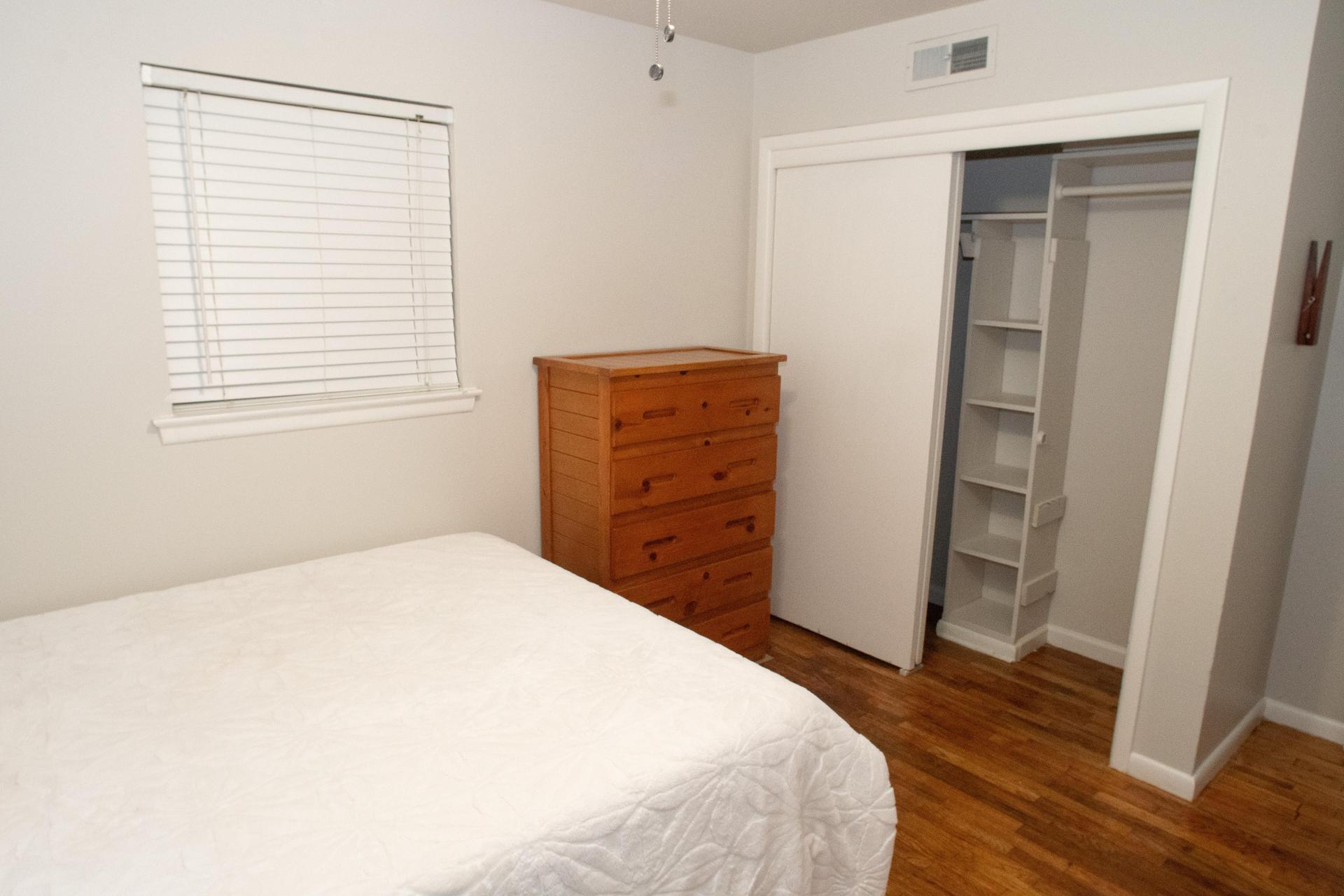 Bedroom 3 with closet.